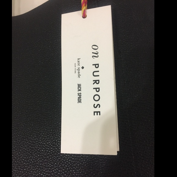SOLD NWT KATE SPADE ON PURPOSE LEATHER CAT TOTE - Picture 7 of 8